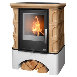 Kachlová kamna ABX Iberia Tabakbraun